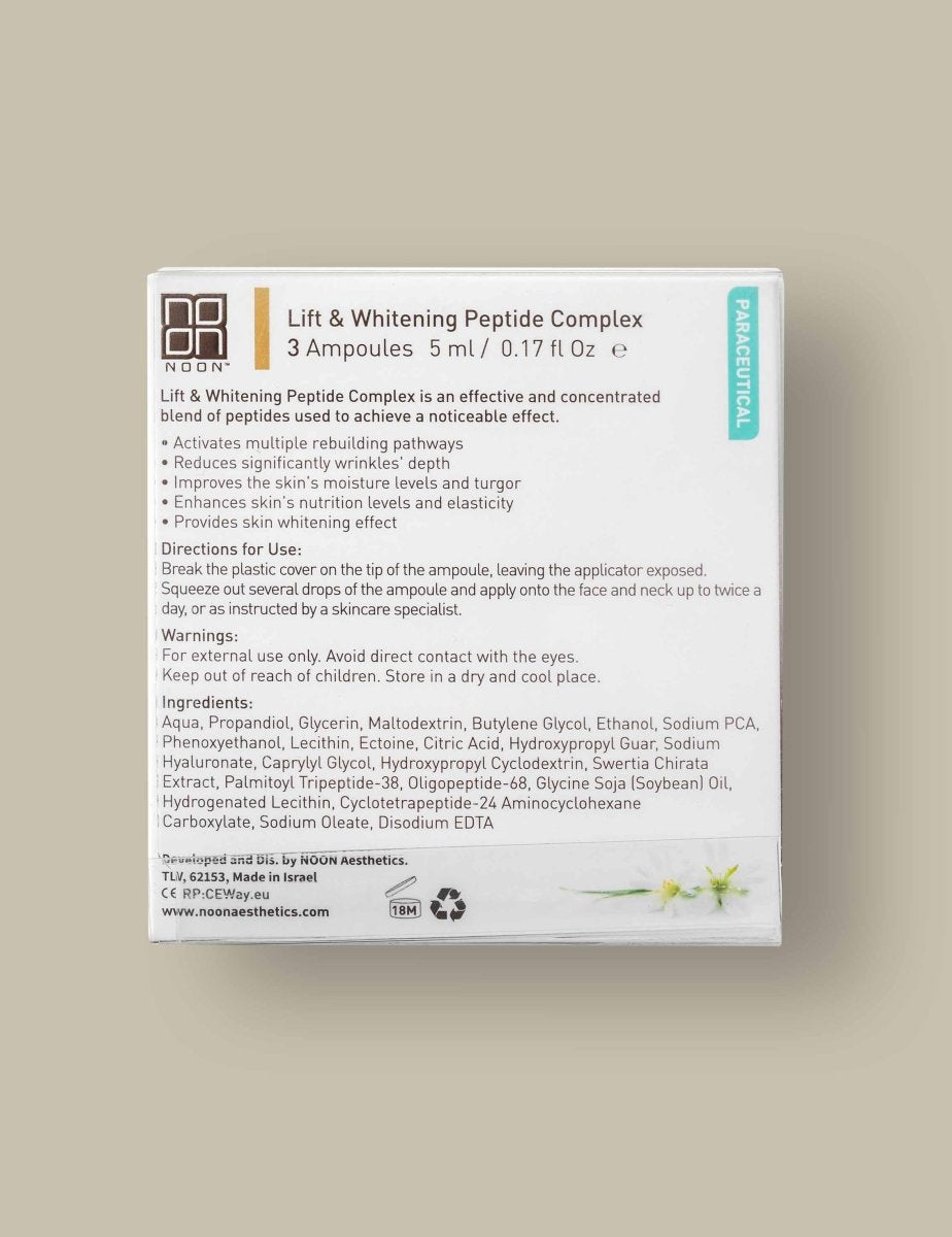 Lift & Whitelining Peptide Complex - Noah Cosmetics