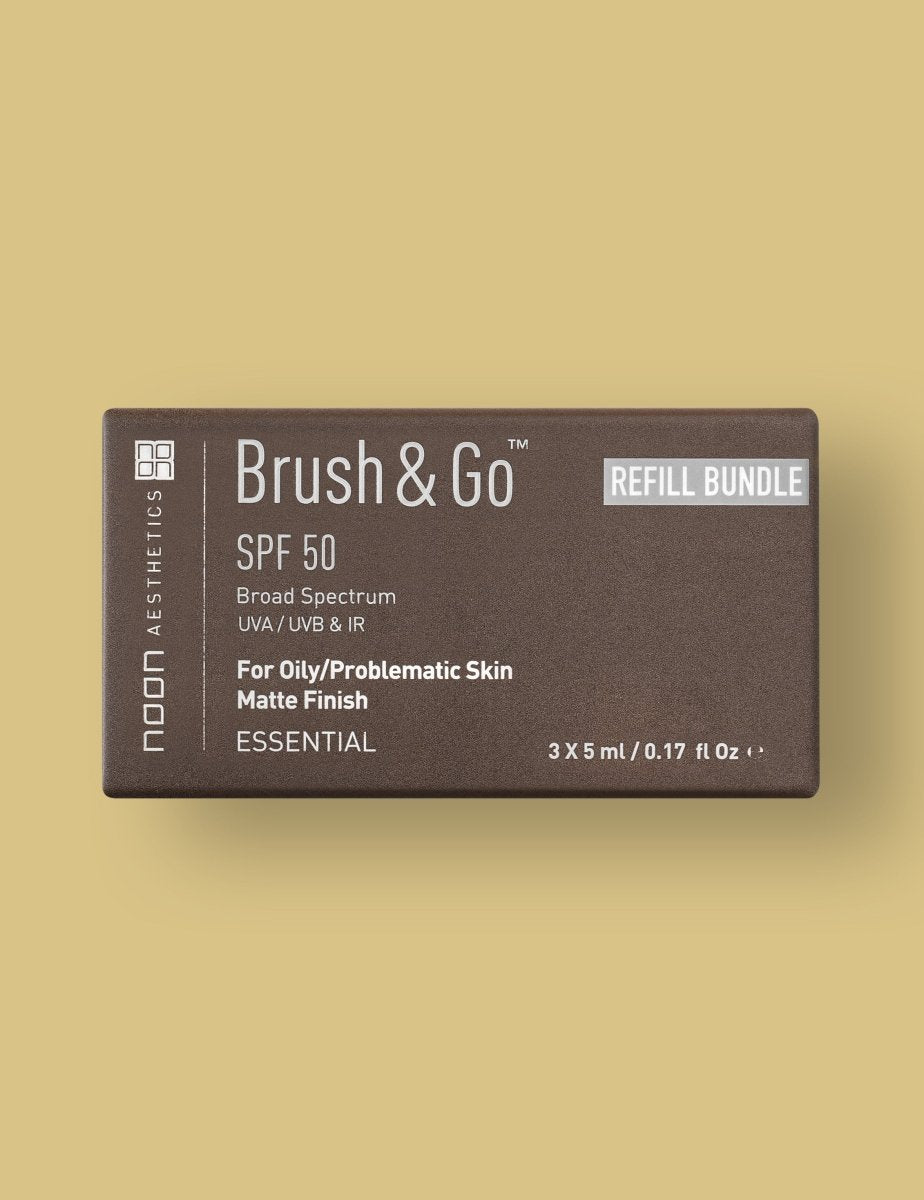 Brush & Go™ Refill for for Oily/Problematic Skin SPF 50 - Noah Cosmetics